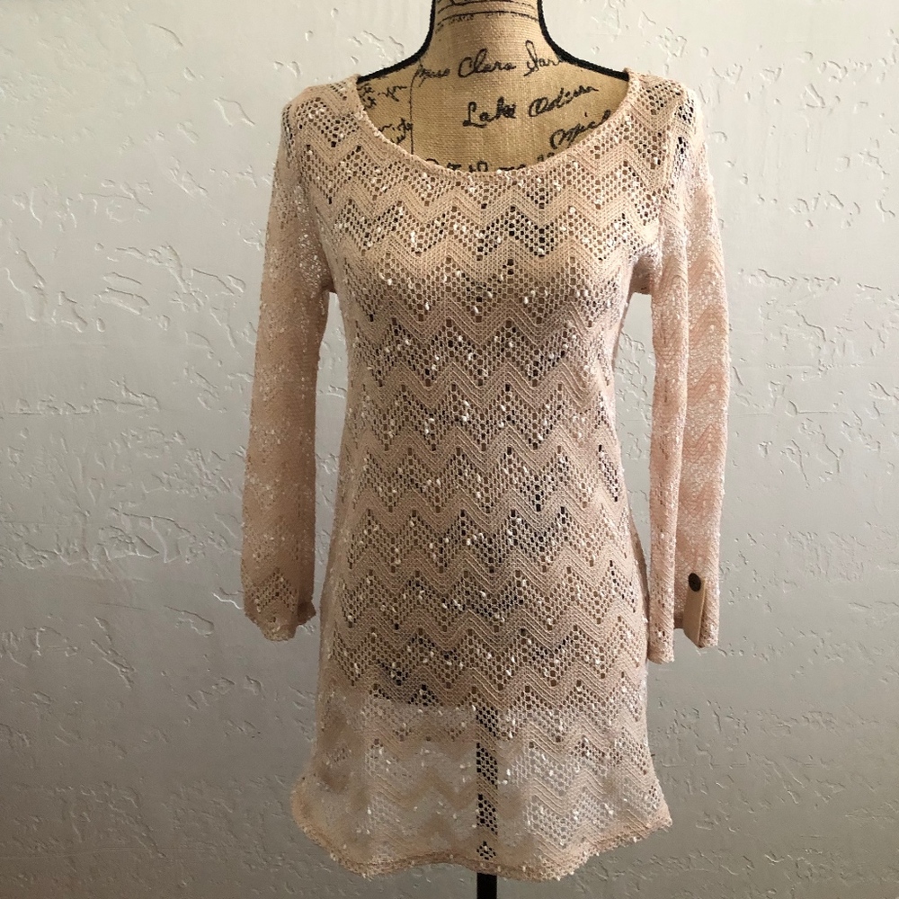 Cal Style sheer, size medium blouse